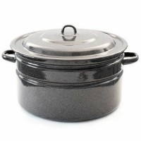 Бак эм. 20л коричневый рябчик (Скол эмали уценка)